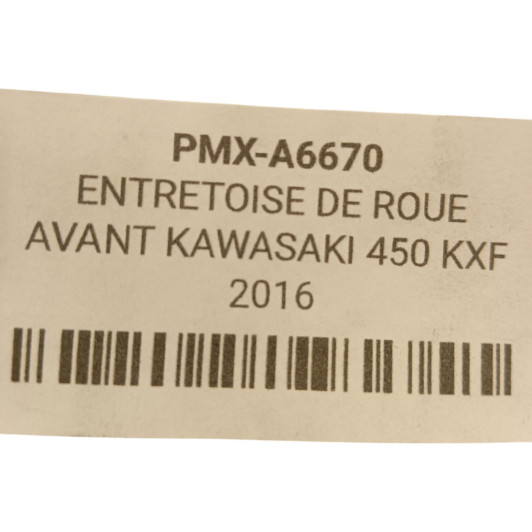 Entretoise De Roue Avant Kawasaki 450 Kxf 2016-2018