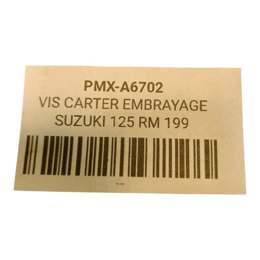 Vis Carter Embrayage Suzuki 125 Rm 1991-1994