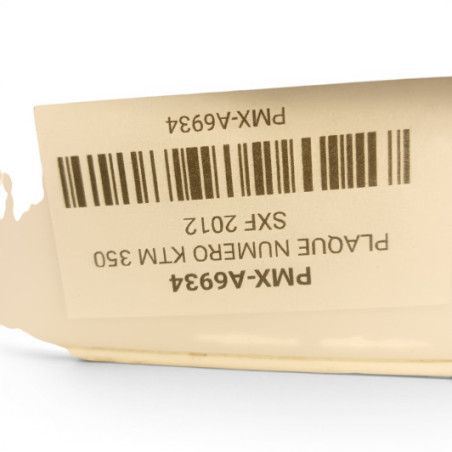 Plaque Numero Ktm 350 Sxf 2011-2012