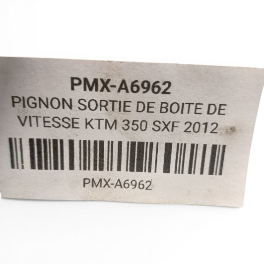 Pignon Sortie De Boite De Vitesse Ktm 350 Sxf 2011-2012