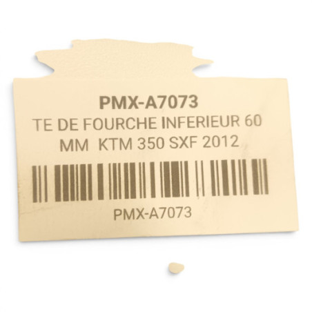 Te De Fourche Inferieur 60 Mm Ktm 350 Sxf 2011-2012