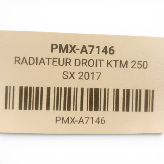 Radiateur Droit Ktm 250 Sx 2016-2018