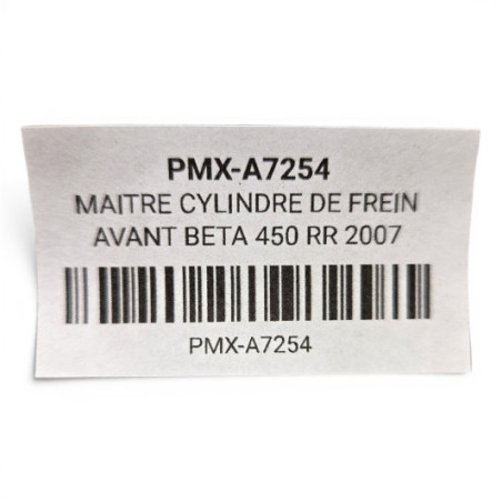 Maitre Cylindre De Frein Avant Beta 450 Rr 2007-2009