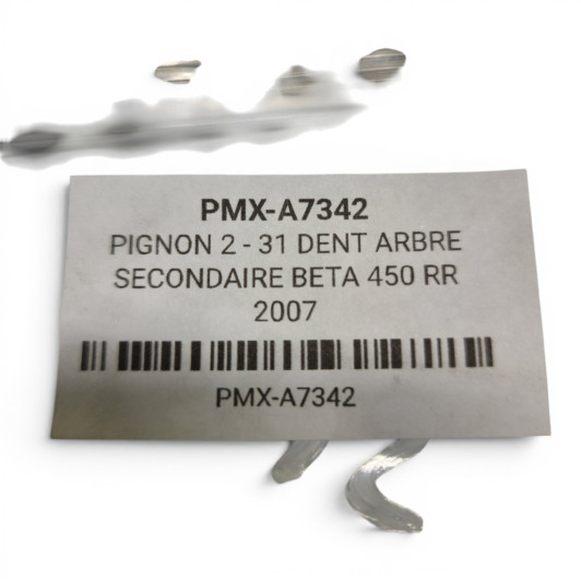 Pignon 2 - 31 Dent Arbre Secondaire Beta 450 Rr 2007-2009