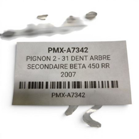 Pignon 2 - 31 Dent Arbre Secondaire Beta 450 Rr 2007-2009