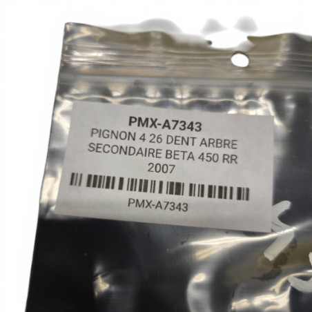 Pignon 4 26 Dent Arbre Secondaire Beta 450 Rr 2007-2009