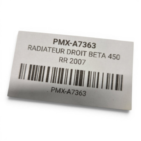 Radiateur Droit Beta 450 Rr 2007-2009