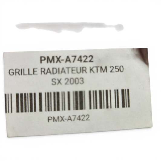 Grille Radiateur Ktm 250 Sx 2003-2006