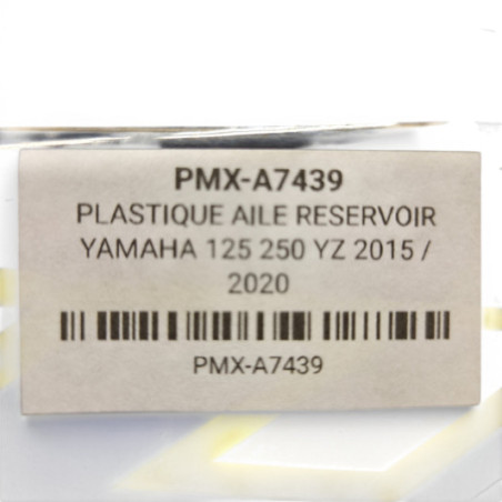 Plastique Aile Reservoir Yamaha 125 Yz 2017