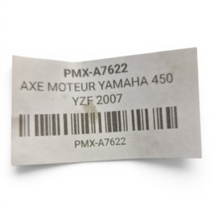 Axe Moteur Yamaha 450 Yzf 2007-2009 2
