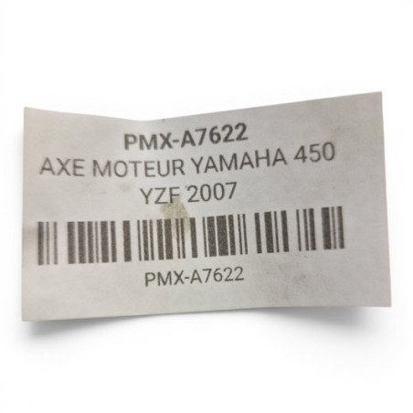 Axe Moteur Yamaha 450 Yzf 2007-2009