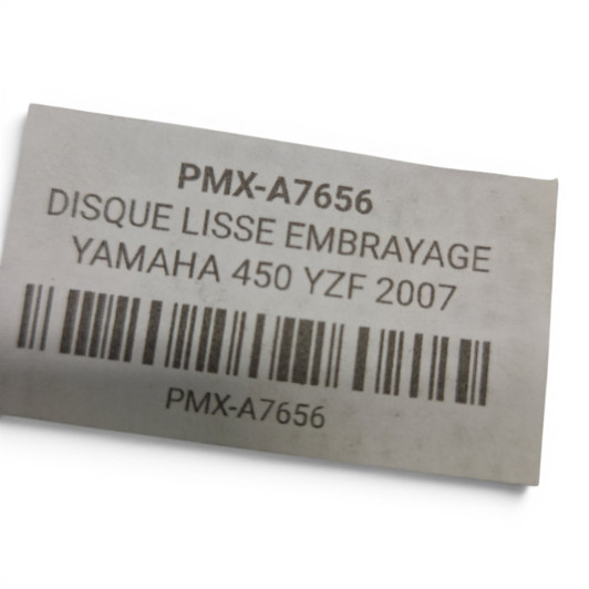 Disque Lisse Embrayage Yamaha 450 Yzf 2007-2009