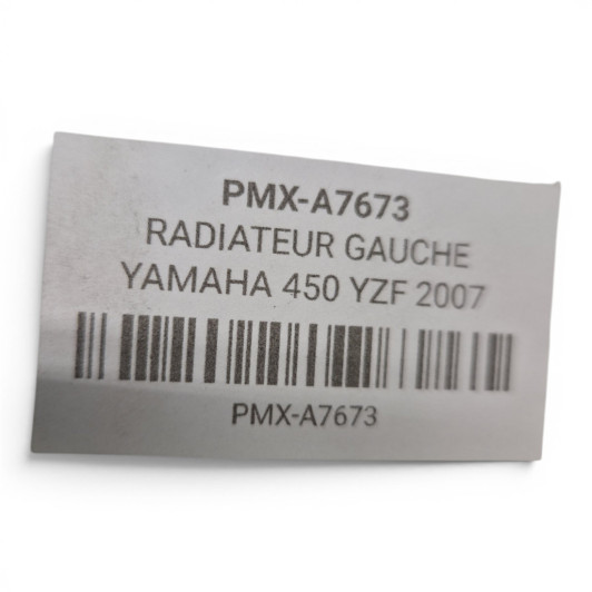 Radiateur Gauche Yamaha 450 Yzf 2007-2009