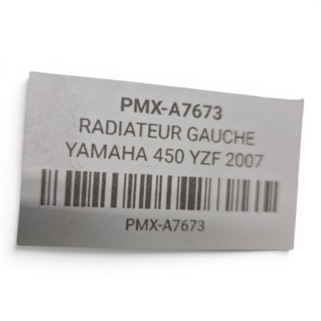 Radiateur Gauche Yamaha 450 Yzf 2007-2009