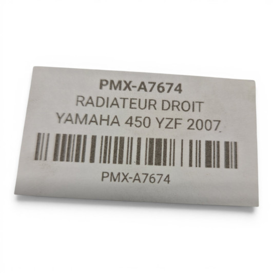 Radiateur Droit Yamaha 450 Yzf 2007-2009