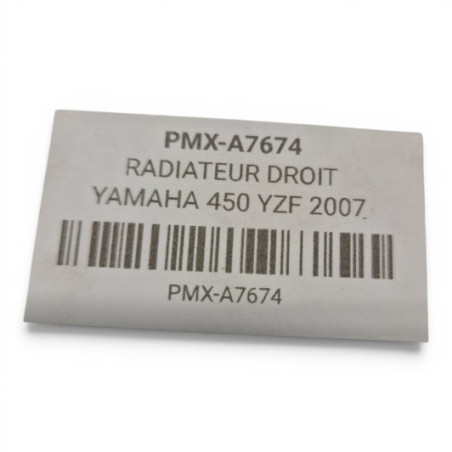 Radiateur Droit Yamaha 450 Yzf 2007-2009