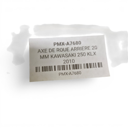 Axe De Roue Arriere  Kawasaki 250 Klx 2008-2015