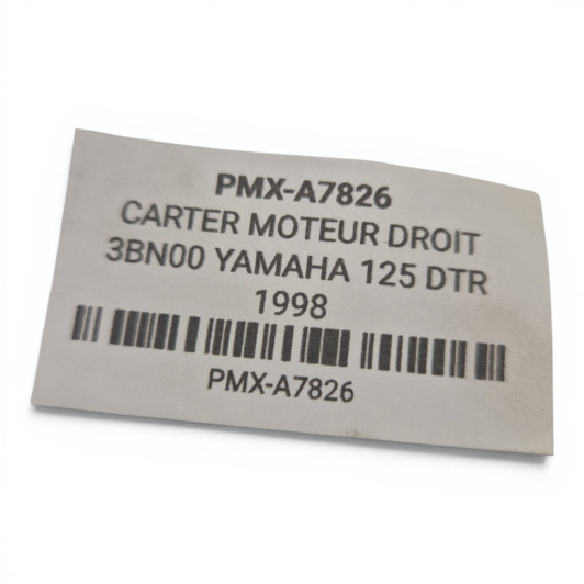 Carter Moteur Droit  Yamaha 125 Dtr 1998 - 3Bn00