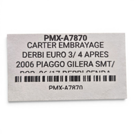 Carter Embrayage Derbi Euro 3/ 4 Apres 2006 Piaggo Gilera Smt/Rcr 06/17 Derbi Senda 06/17 , Aprilia Sx/Rx 06/17 Derbi 50 Senda 2
