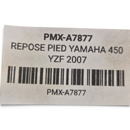 Repose Pied Yamaha 450 Yzf 2007-2009