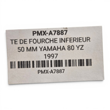 Te De Fourche Inferieur 50 Mm Yamaha 80 Yz 1993-2001