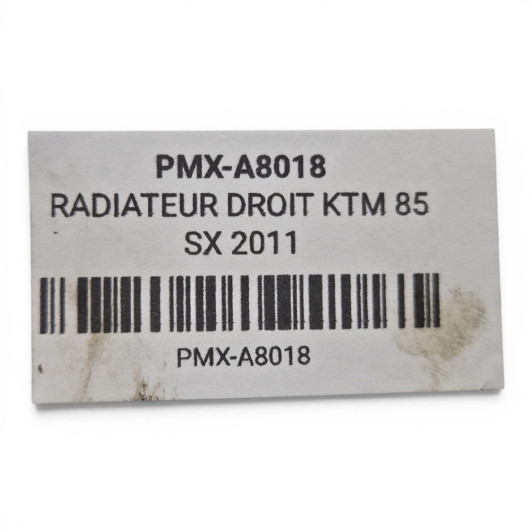 Radiateur Droit Ktm 85 Sx 2010