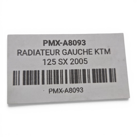 Radiateur Gauche Ktm 125 Sx 2004-2006