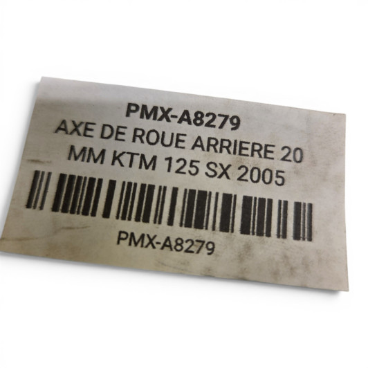 Axe De Roue Arriere 20 Mm Ktm 125 Sx 2004-2006