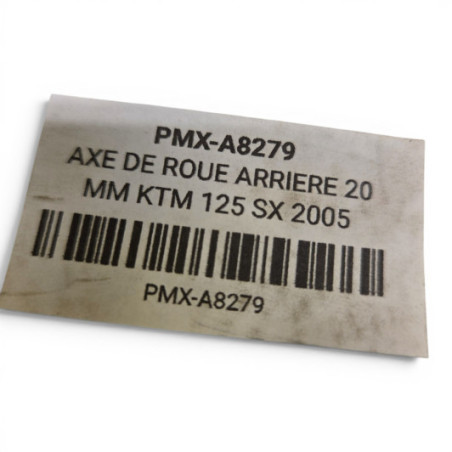 Axe De Roue Arriere 20 Mm Ktm 125 Sx 2004-2006