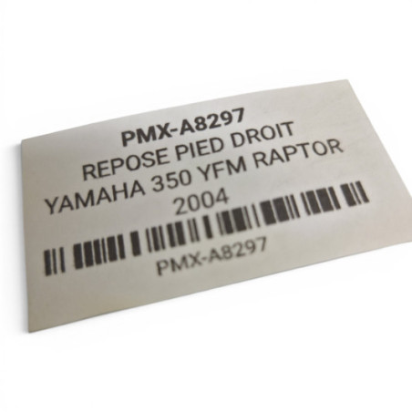 Repose Pied Droit Yamaha 350 Yfm 2004-2011