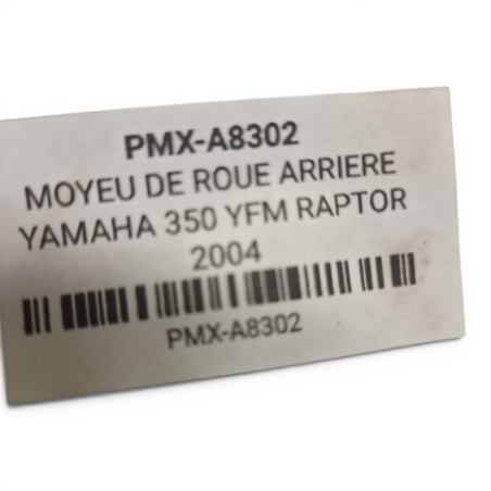 Moyeu De Roue Arriere Yamaha 350 Yfm 2004-2011