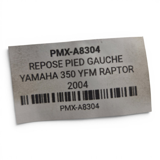 Repose Pied Gauche Yamaha 350 Yfm 2004-2011