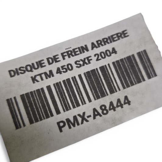 Disque De Frein Arriere Ktm 450 Sxf 2003-2006