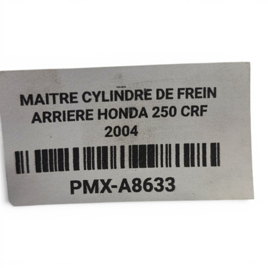 Maitre Cylindre De Frein Arriere Honda 250 Crf 2004-2006