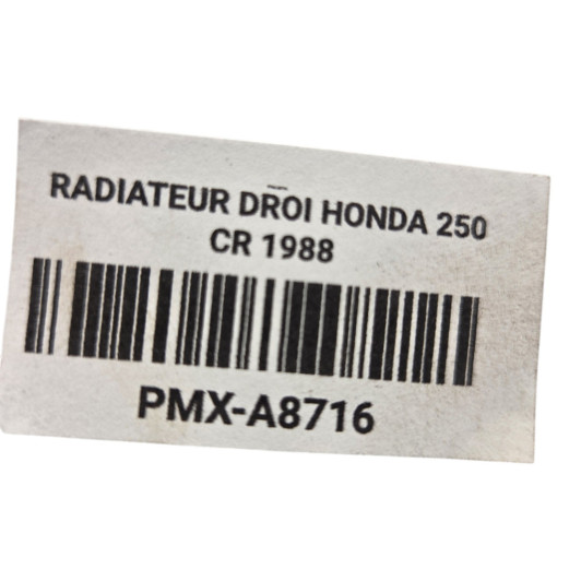 Radiateur Droit Honda 250 Cr 1987-1989