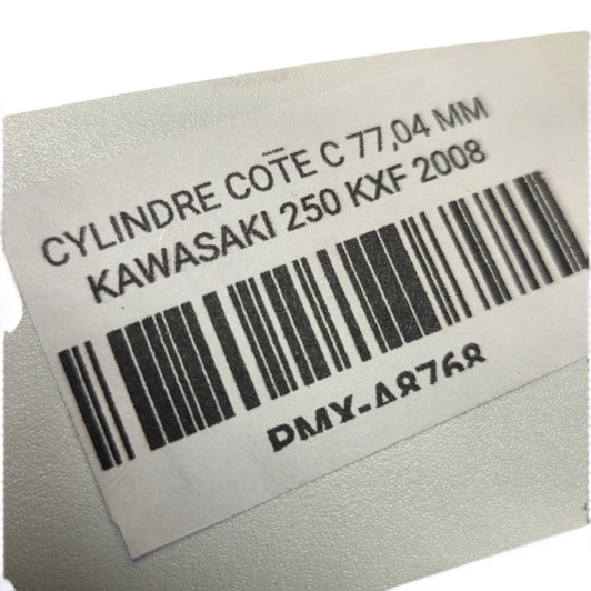 Cylindre  Kawasaki 250 Kxf 2006-2008 - Cote C 77,04 Mm