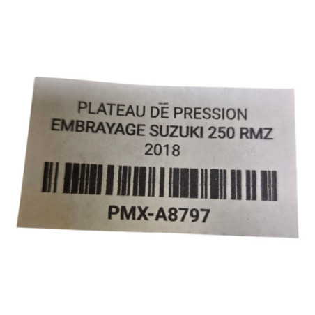 Plateau De Pression Embrayage Suzuki 250 Rmz 2016-2018