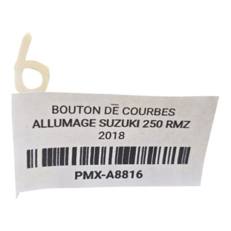 Bouton De Courbes Allumage Suzuki 250 Rmz 2016-2018