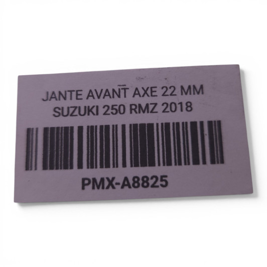 Jante Avant  Suzuki 250 Rmz 2016-2018