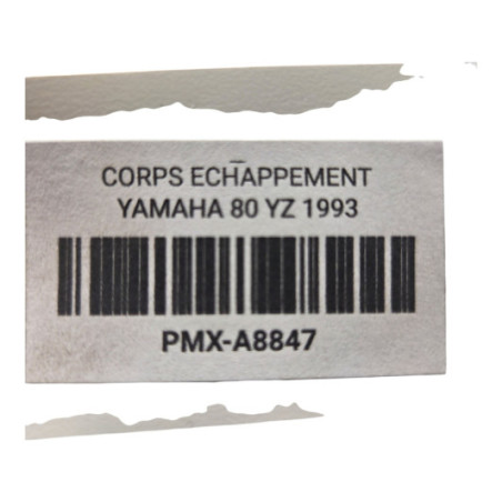 Corps Echappement Yamaha 80 Yz 1993-2001