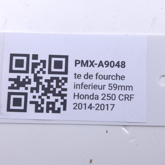 Te De Fourche Inferieur 59Mm Honda 250 Crf 2014-2017