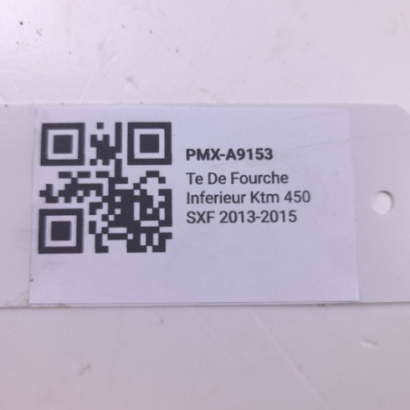 Te De Fourche Inferieur Ktm 450 Sxf 2013-2015
