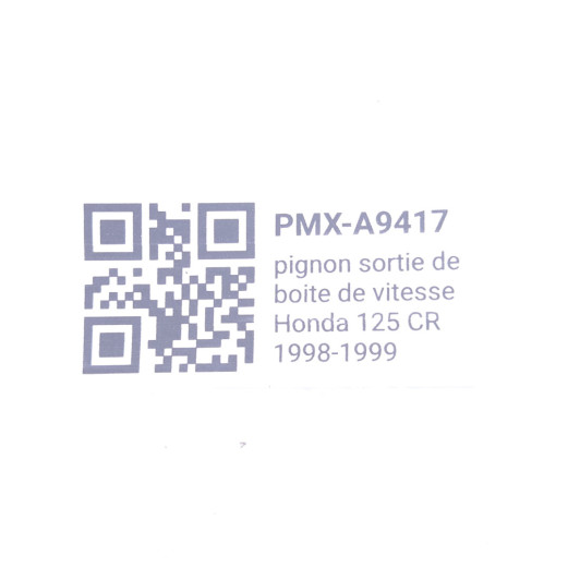 Pignon Sortie De Boite De Vitesse Honda 125 Cr 1993-2001 - 23803-KS6-700