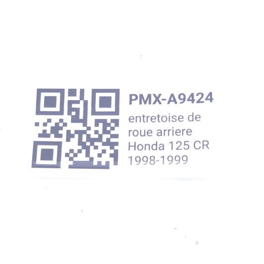 Entretoise De Roue Arriere Honda 125 Cr 1998-2001