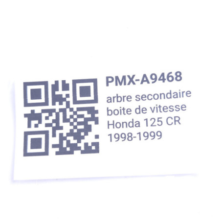 Arbre Secondaire Boite De Vitesse Honda 125 Cr 1998-1999 - 23221-KZ4-J00