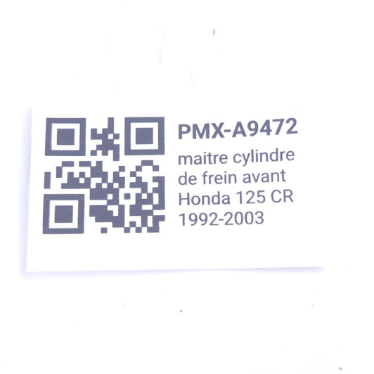 Maitre Cylindre De Frein Avant Honda 125 Cr 1993-2007 - 45510-KCE-671