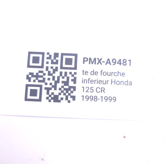 Te De Fourche Inferieur Honda 125 Cr 1998-2001 - 53219-KZ4-J10