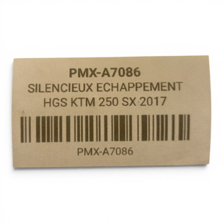 Silencieux Echappement Hgs Ktm 250 Sx 2016-2018