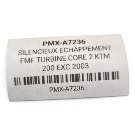 Silencieux Echappement Fmf Turbine Core 2 Ktm 200 Sx 2003