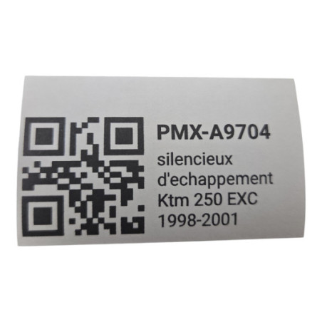 Silencieux D'Echappement Ktm 250 Exc 1998-2001 - fmf powercore 2